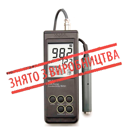 HI9033 портативний багатодіапазонний кондуктометр (знятий з виробництва, замінений на HI98192)